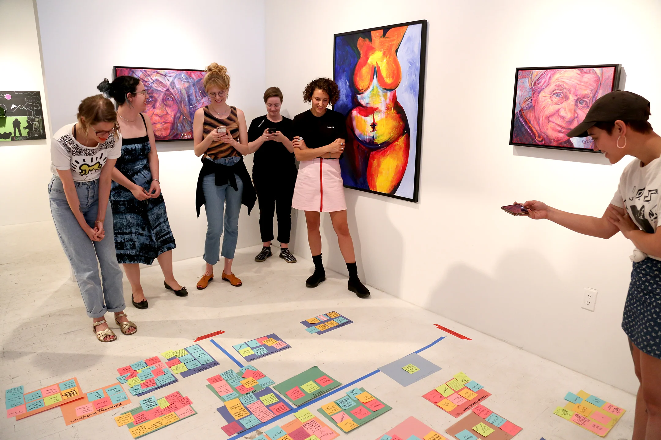 Caroline Sinders, Sorting Feminist Data collected at SOHO20, July 2018